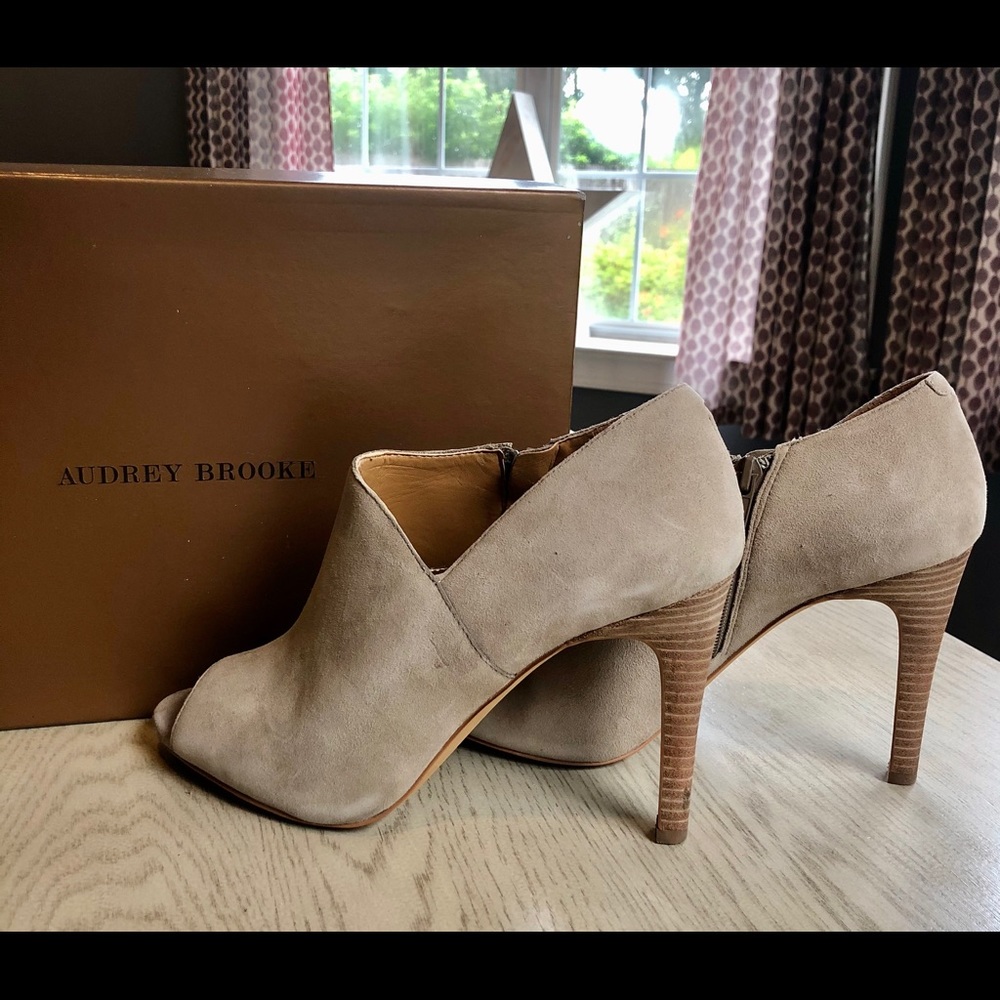 Audrey Brooke Side Zip Booties